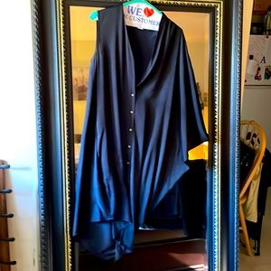 Black medium Helmut Lang asymmetric dress